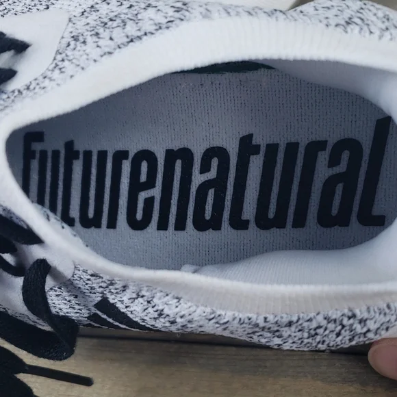 adidas Futurenatural Women's Seamless Running Shoes  Black White - Picture 10 of 10